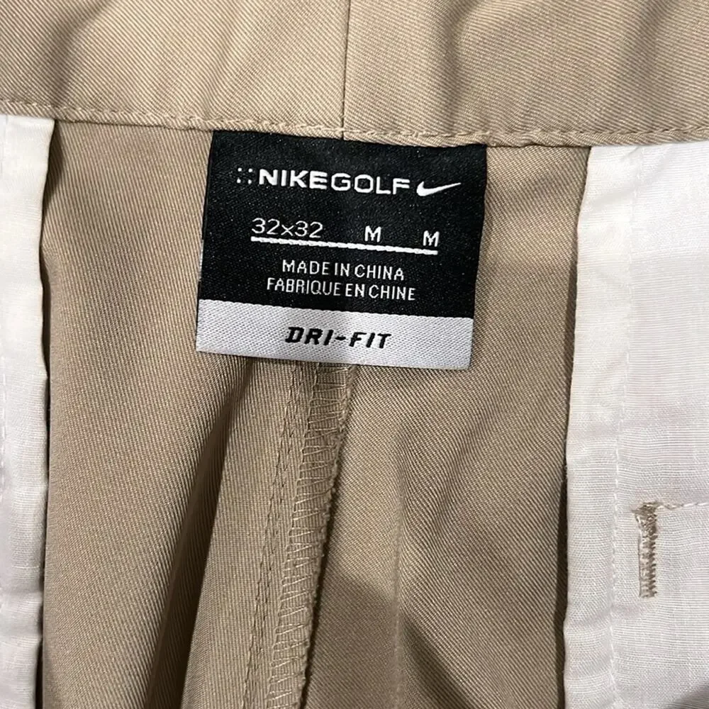 Nike Golf Men's Dri-FIT Flat Front Golf Pant Khaki Size 32x32/M